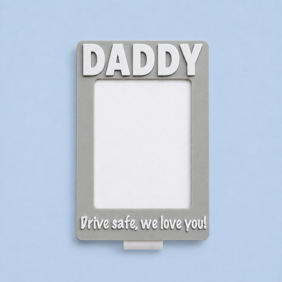 Personalised Car Visor Photo Clip