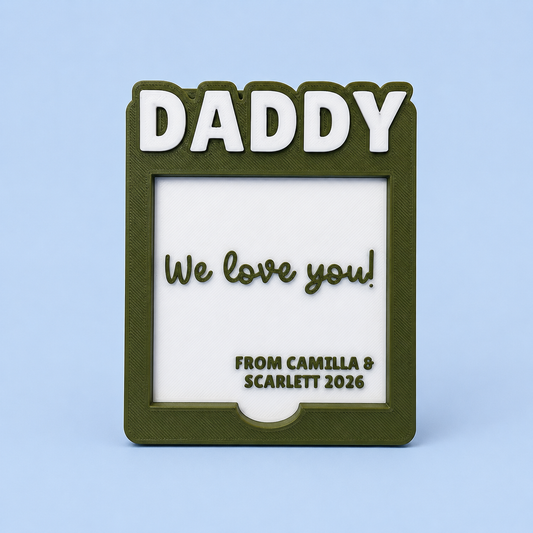 Personalised Sticky Note Holder
