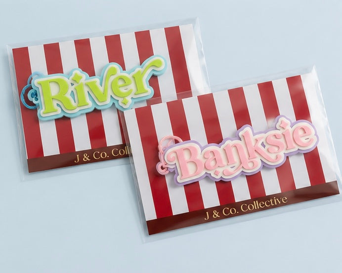 Personalised Layered Name Keychain