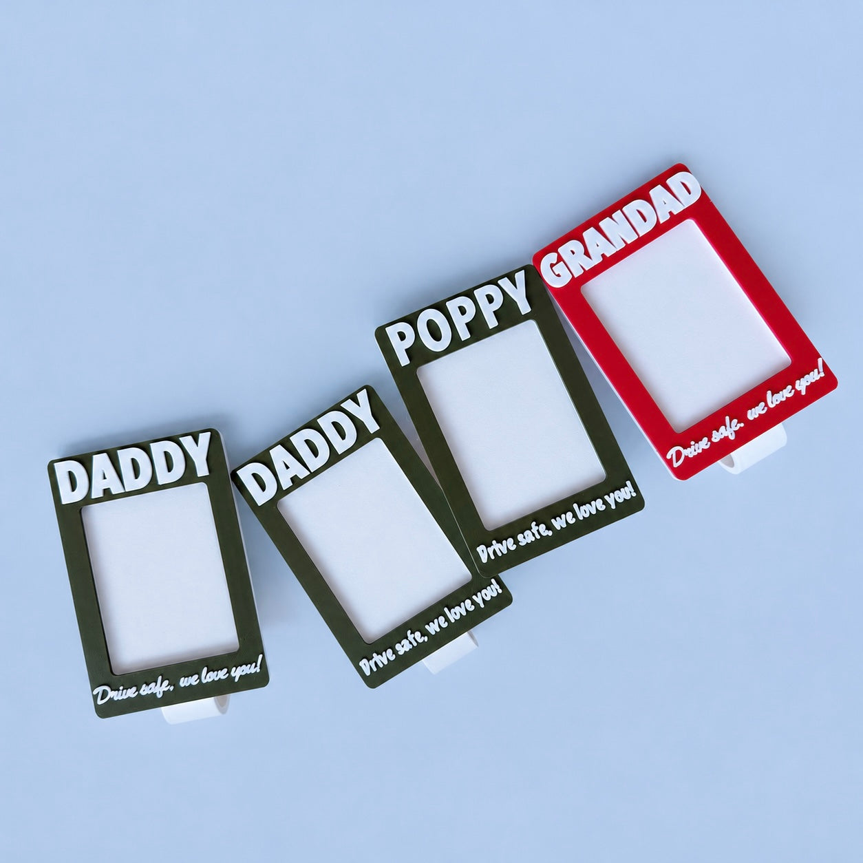 Personalised Car Visor Photo Clip