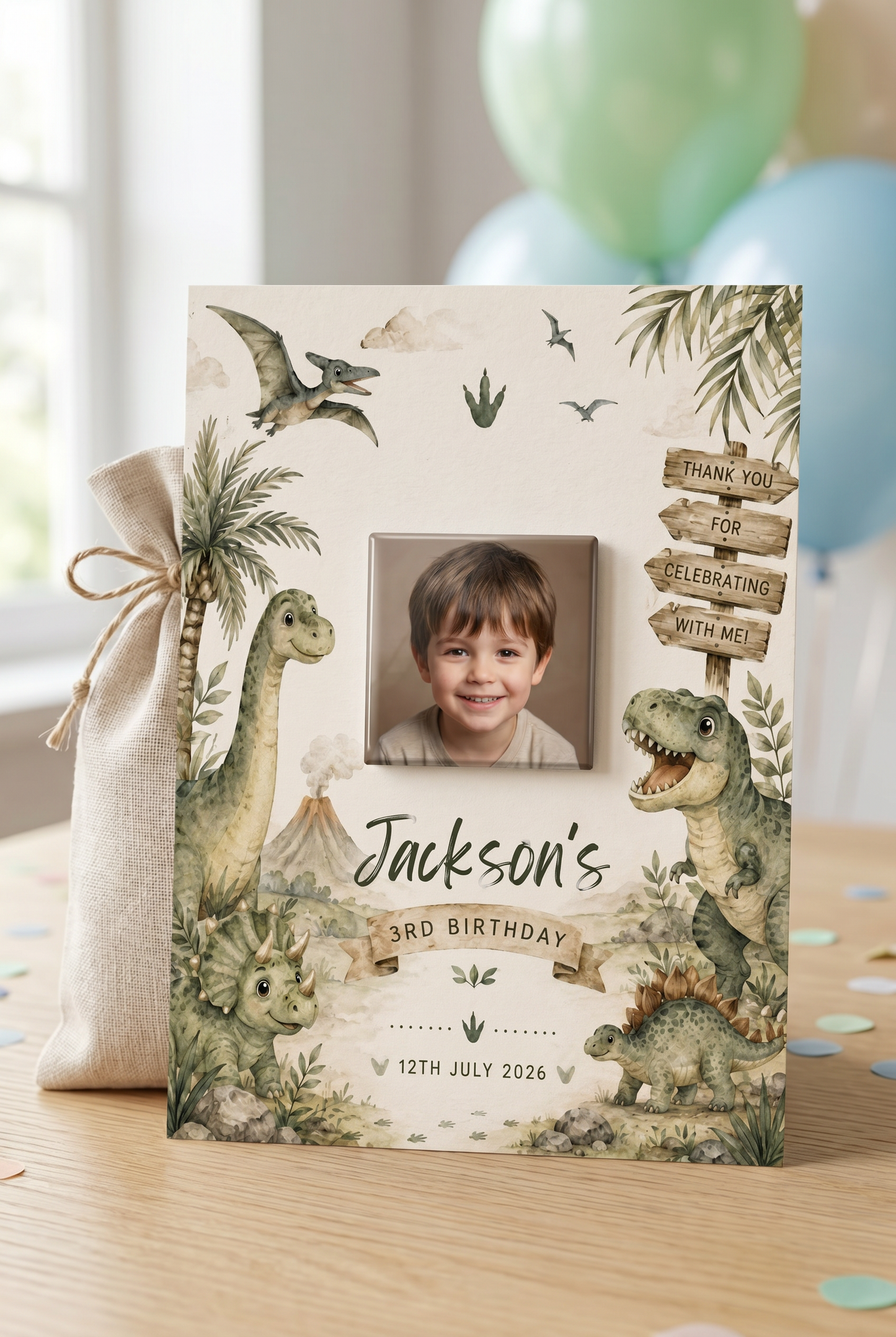 Personalised Birthday Photo Magnets