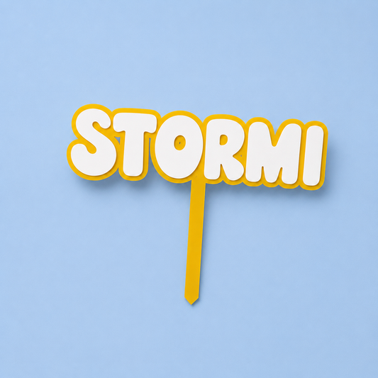 Personalised Name Cake Topper