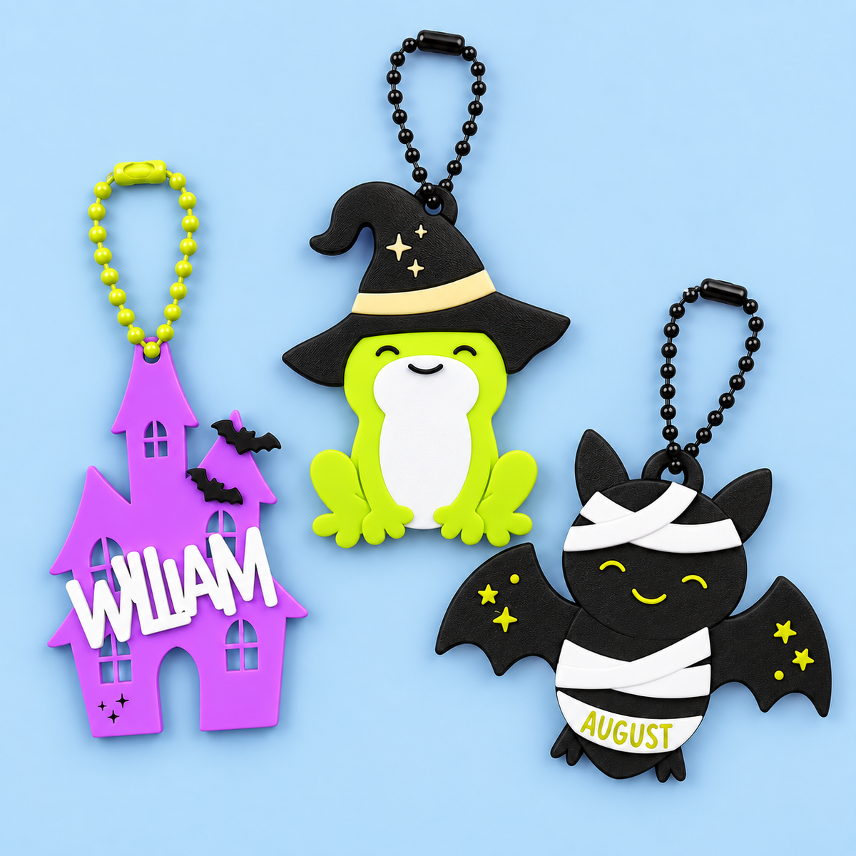 Personalised Halloween Keychains