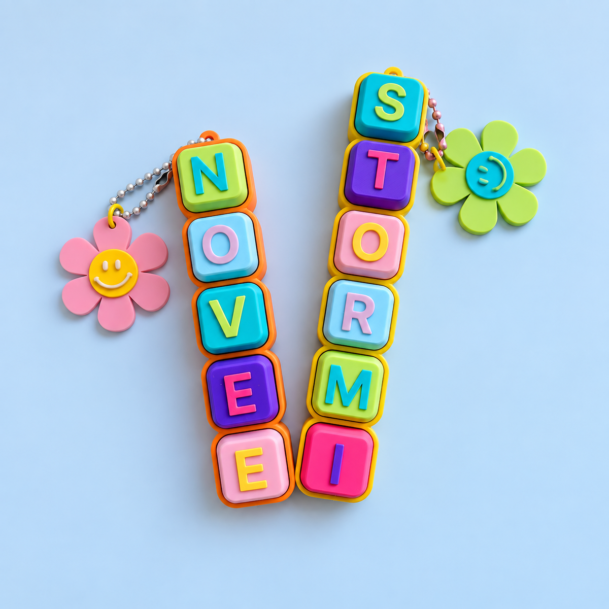Personalised Name Clicker Keychain
