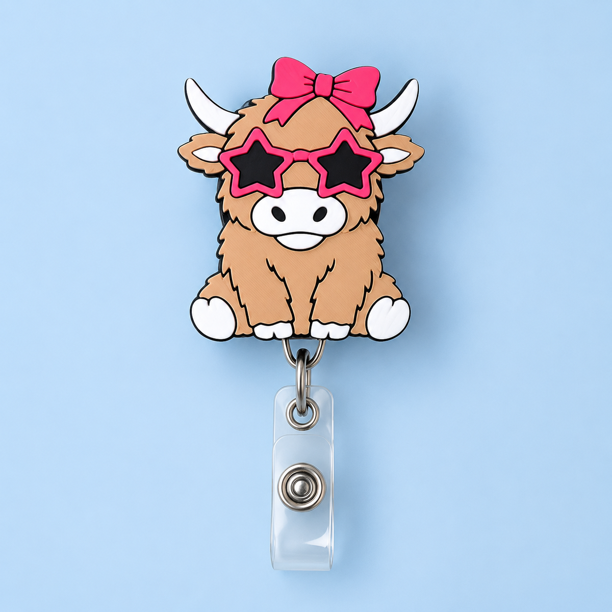 Highland Cow Badge Reel